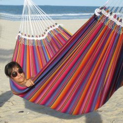 Indigo Hngekje i autentisk maya stof 