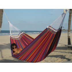 Indigo Hngekje i autentisk maya stof 