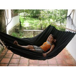 Opsigtsvkkende sort hngekje i outdoor PRO stof