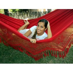 Rd hngekje med borter