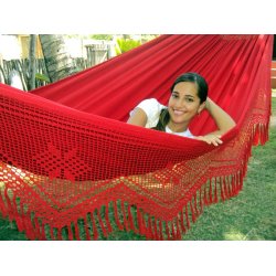 Rd hngekje med borter