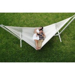 Naturhvid Mexicansk Hngekje i fleksibelt net