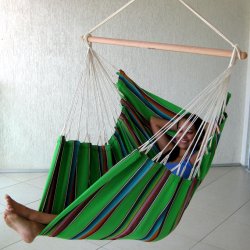 Hngekjestol i farverigt stof - Mexico Grn