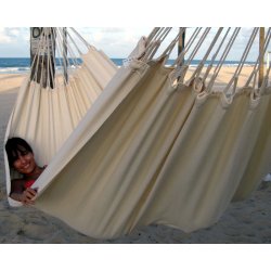 Naturhvid Formosa Stof Hngekje i super kvalitet