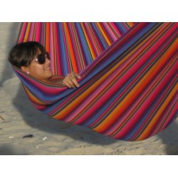 Ude hngekje INDIGO til Haven. Udelivs Formosa Grande Hngekje i super farverigt design.