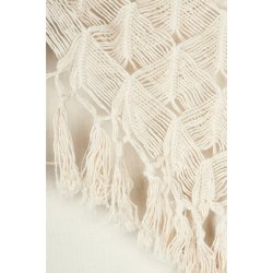 Hngekjen Enamorada i naturhvid stof og flot pynt