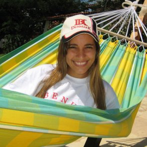 Frisk stofhngekje med 80 cm bredde rundstokke