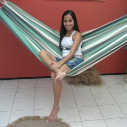 Vidunderlig grnstribet hngekje