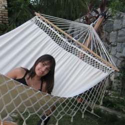 Romantica hngekje med ekstra brede rundstokke