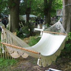 Brugskunst hngekje med barre og pynt