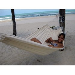 Naturhvid stofhngekje