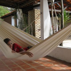 Brasiliansk Naturhvid dobbelthngekje 