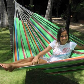 Mexico Grn Hngekje i Strkt Stof til Leg & Hyg 