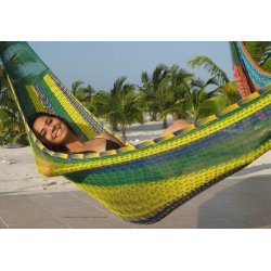 Medium hngekje i coated bomuldsnet