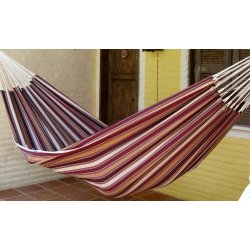 Strk stof hngekje i Striber med Vinrdt look