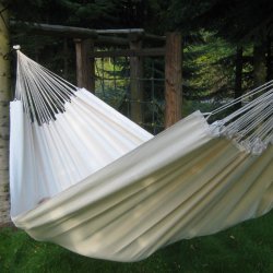 Hngekje Formosa Extra i Naturhvidt stof 