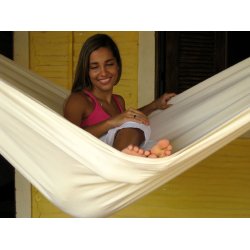 Hngekje Formosa Extra i Naturhvidt stof 