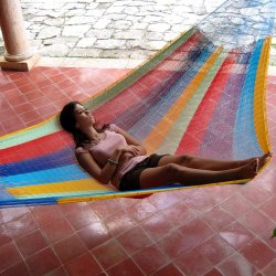 Familiehngekje i coated bomuldsnet C5