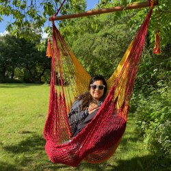 Tequila Hngestol i Net - klassiske farver med Gul Orange Rd