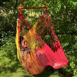 Tequila Hngestol i Net - klassiske farver med Gul Orange Rd