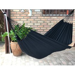 Sort Single hngekje i bomuld - Made in Brazil - Prainha Extra