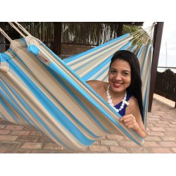 Outdoor Hngekje i pastel farver. 