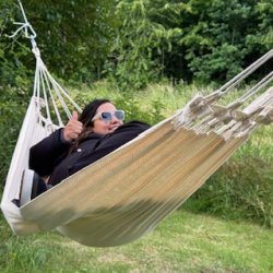 Naturhvid Bambino hngekje