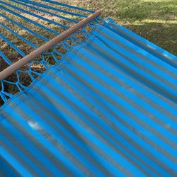 Stribet hngekje i Outdoor PRO Textil Stof 