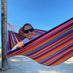 Indigo Fantasia Hngekje. Dobbelt hngekje der er velegnet til 1 eller 2 personer. 