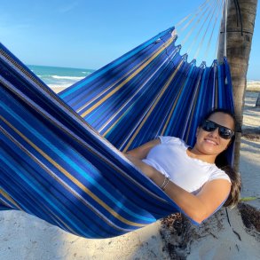 Fantasia hngekje Havblik - blmix dobbelthngekje