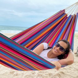 HNGEKJE Formosa. Stor Strk Indigo Hngekje 