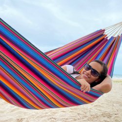 Indigo Fantasia Hngekje. Dobbelt hngekje der er velegnet til 1 eller 2 personer. 