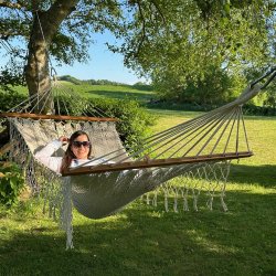 Indisk Hawaii Hngekje med pyntkant og ekstra kraftige Snorre.