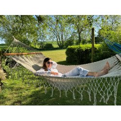 Indisk Hawaii Hngekje med pyntkant og ekstra kraftige Snorre.