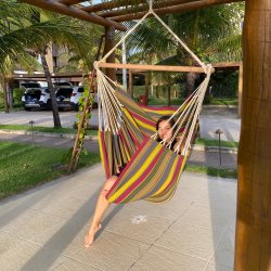 Hngekjestol i naturens farver. Forest Green Hngestol