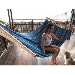 Blmix outdoor Hngekje til solbadning og udelivet - Havblik Hngekjen