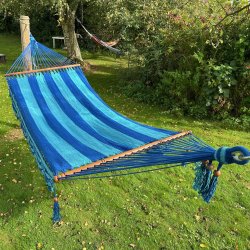 Deco Park Deluxe h�ngek�je med pynt og kvaster i Turkis og Bl� 