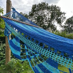 Deco Park Deluxe h�ngek�je med pynt og kvaster i Turkis og Bl� 