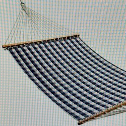 Billig Hast Hngekje med blt hvidt tern