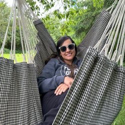 Veracruz Hngekjestol i kvalitets bomulds stof