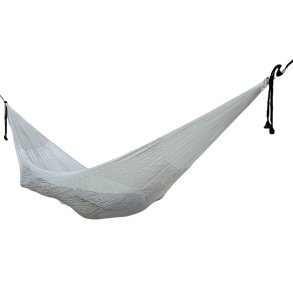 Hvid DuraSun Hngekje. Udendrs hngekje der tler sol og regn