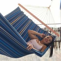 Blmix outdoor Hngekje til solbadning og udelivet - Havblik Hngekjen