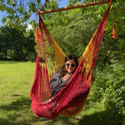 Tequila Hngestol i Net - klassiske farver med Gul Orange Rd