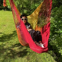 Tequila Hngestol i Net - klassiske farver med Gul Orange Rd