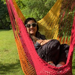 Tequila Hngestol i Net - klassiske farver med Gul Orange Rd