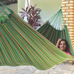 Lille wild play hngekje i farverigt stof 